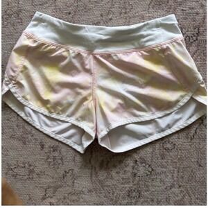 Iviva Light Pastel Tie-Dye Athletic Lined Shorts sz 12